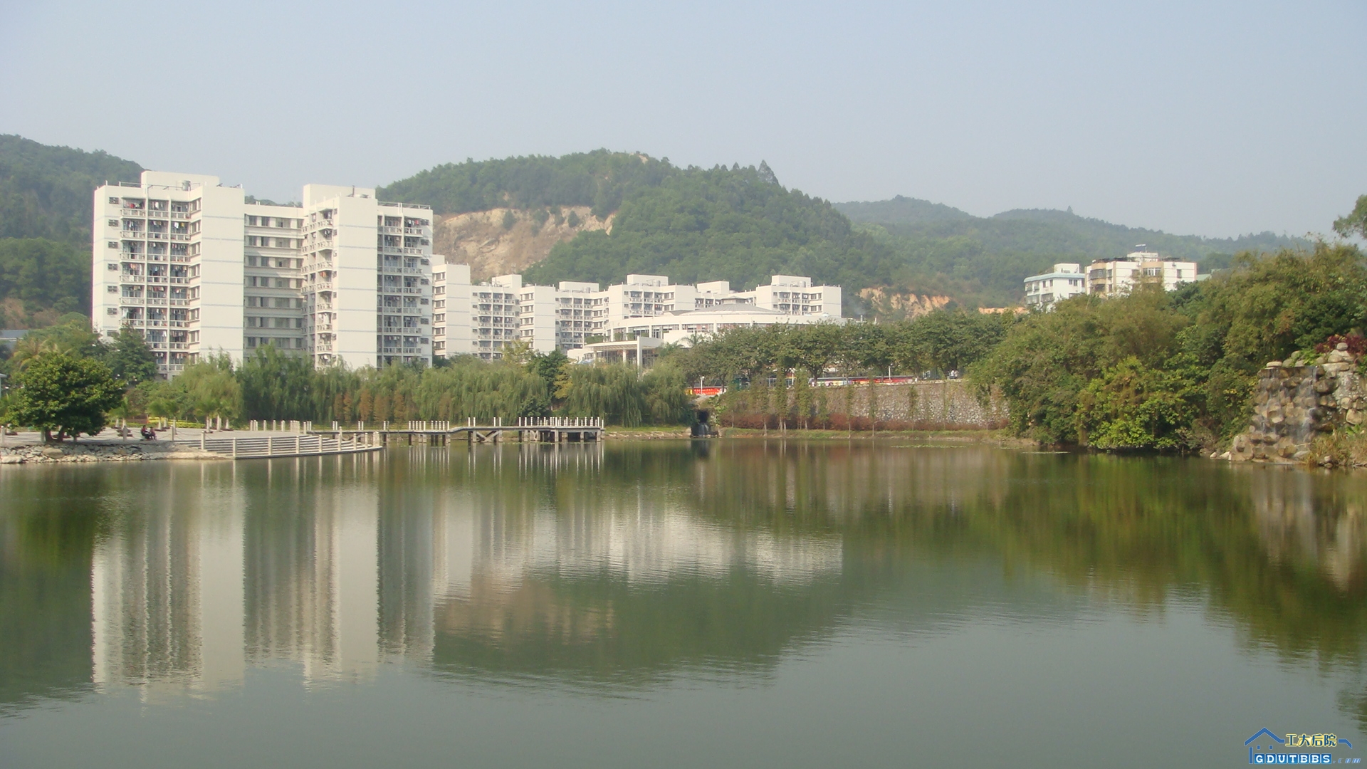 广东工业大学校园风景展龙洞校区