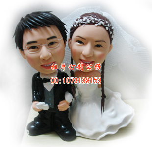 流行前线  动漫星城 中华广场 圣诞礼物 情人节礼物  软陶公仔 真人公仔 Q版公仔 人偶 陶偶 结婚礼物 生日礼 ...