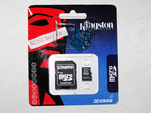 Kingston MicroSD卡(也称TF卡) 2G(金士顿行货,全国联保发 42.5元.jpg