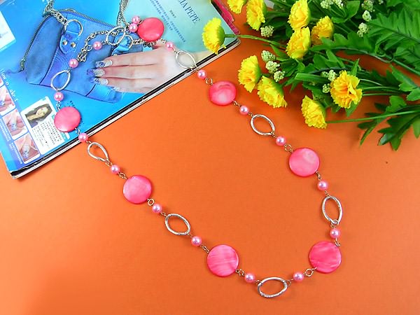 韩版手工包心花长项链.jpg