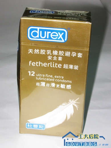 杜蕾斯天然胶乳橡胶避孕套超薄装 盒(12只)26元.jpg