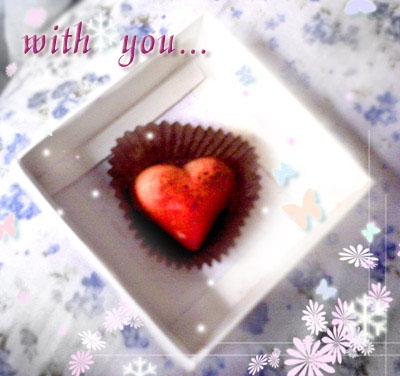 朋友送的巧克力，P过后有感觉多了